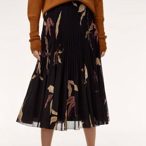 Aritzia Terre Skirt Black/Cider Gold NWT